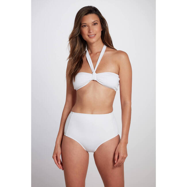 Women's Bianca Bandeau Bikini Top, White