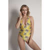 Women's Monica One Piece Swimsuit, Spring Print - One Pieces - 2