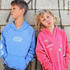Peace Love Happiness Hoodie, Heather Pink - Sweatshirts - 2