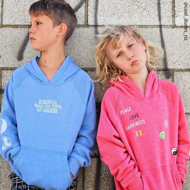 World Hoodie, Heather Blue - Sweatshirts - 3