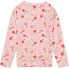 Floral Crewneck Sweatshirt, Pink - Sweatshirts - 2 - thumbnail