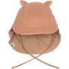 Safari Reversible Sun Hat w/ Ears, Muslin Marsala - Hats - 1 - thumbnail