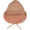 Safari Reversible Sun Hat w/ Ears, Muslin Marsala - Hats - 2