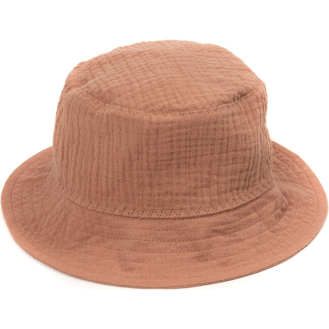 Festival Hat, Muslin Marsala - Hats - 1