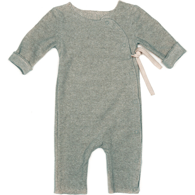 Cozy Terry Cloth Baby Suit, Eucalyptus