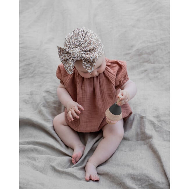 Comfy Romper, Muslin Marsala - Onesies - 3