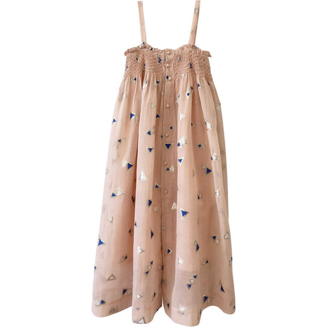 Jamila Long Dress, Pale Blush - Dresses - 3