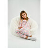 The Organic Nightly Pajama Set, Flamingos - Pajamas - 2