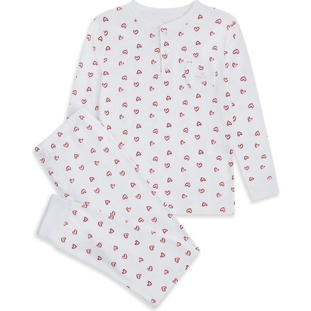 Child Heart Print Pajama - Pajamas - 1