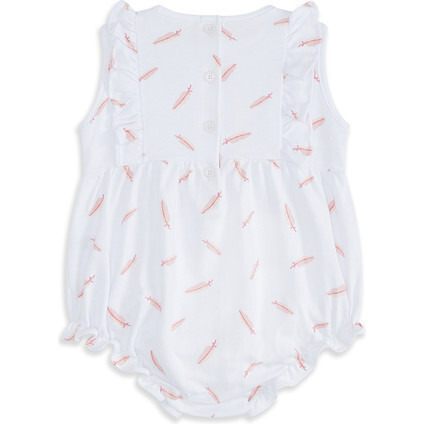 Feather Print Bubble, Pink