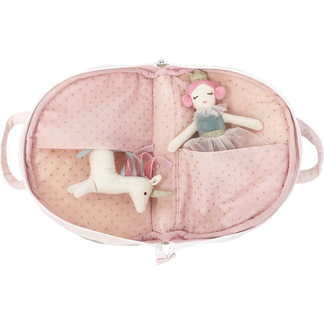 Rainbow Play Purse & Doll Set, Pink - Soft Dolls - 4