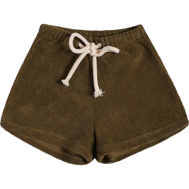 Terry Rope Shorts, Olive