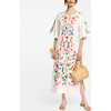 Women's Dreamy Caftan-Bird Is The Word, Oyster - Dresses - 2