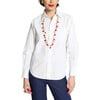 Women's Perfect White Button Down, White - Blouses - 1 - thumbnail