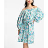 Women's Bliss Mini Dress Chrysanthemum, Blue/Multi - Dresses - 2