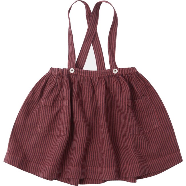 Aralia Skirt, Raspberry Stripe