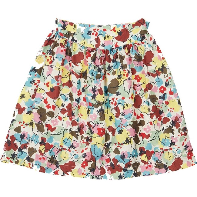 Flounder Skirt, Painted Flower
