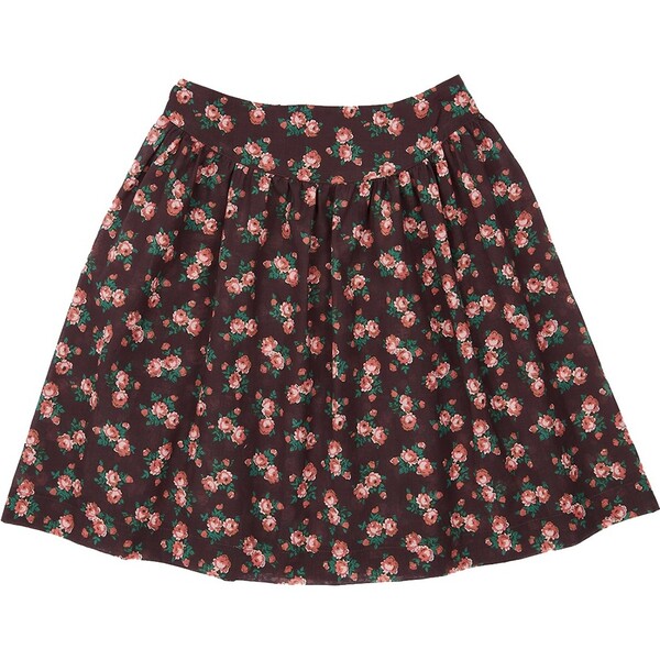 Flounder Skirt, Bright Floral - Caramel Skirts | Maisonette