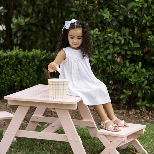 Charming Dress, White SeerSucker