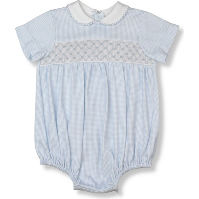Windsor Bubble, Blue Mini Gingham