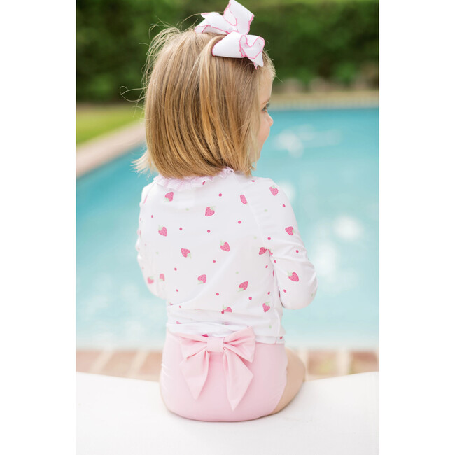 Sun & Sand Rash Guard Set, Strawberry - Rash Guards - 4