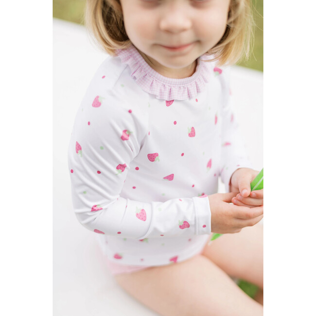 Sun & Sand Rash Guard Set, Strawberry - Rash Guards - 5