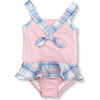 Nora Bathing Suit, Plaid - One Pieces - 1 - thumbnail