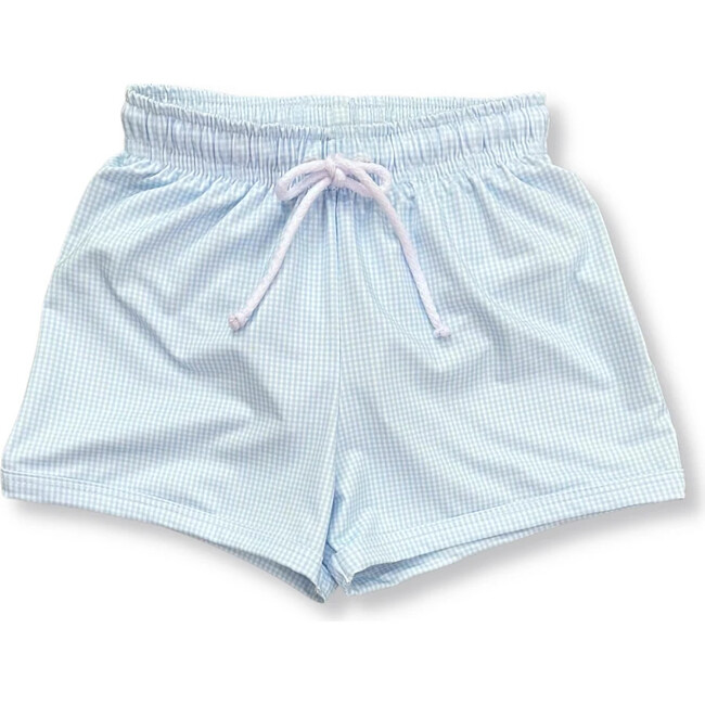 Barnes Bathing Suit, Blue MG, White - Swim Trunks - 3
