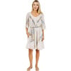 Women's Seville Short Dress, Grecian Jamdani - Dresses - 1 - thumbnail