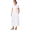 Women's Guinevere Dress, White - Dresses - 1 - thumbnail