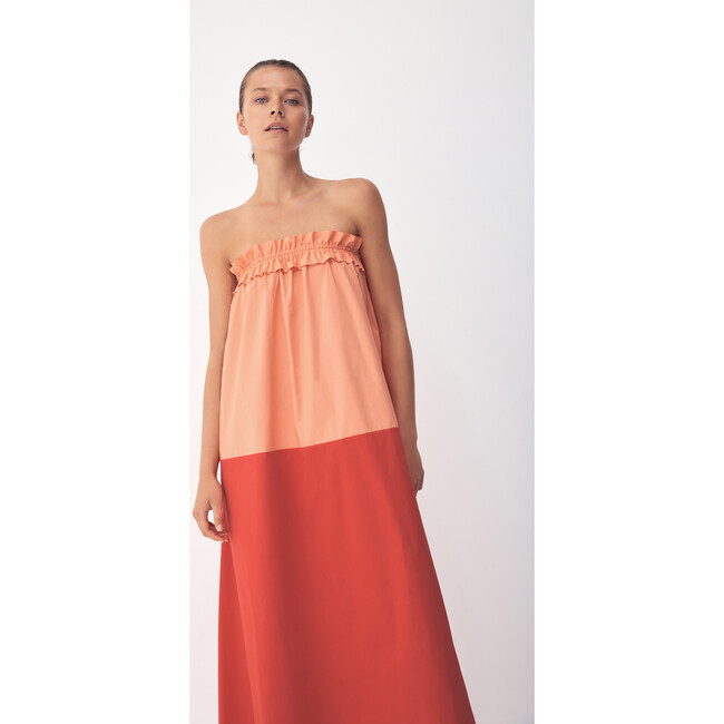 Women's Lake Dress, Coral/Chili