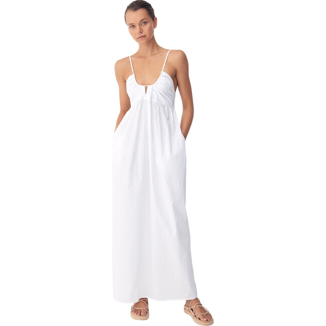 Women's Delphi Maxi, White - Dresses - 1