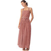 Women's Dahlia Dress, Mimosa Stripe - Dresses - 1 - thumbnail