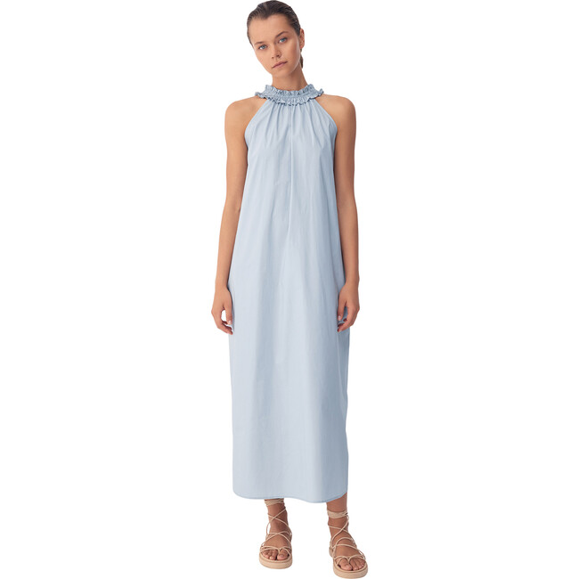 Women's Clementine Maxi, Grey Blue - Dresses - 1