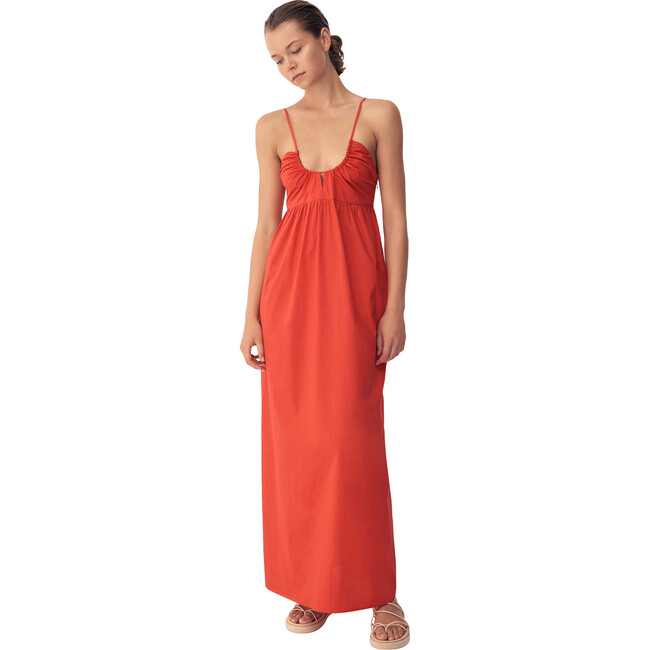 Women's Delphi Maxi, Chili - Dresses - 1