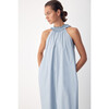 Women's Clementine Maxi, Grey Blue - Dresses - 2