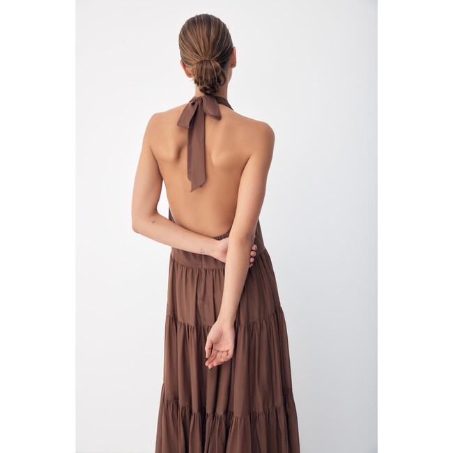 Women's Dillon Maxi, Chocolate - Dresses - 4