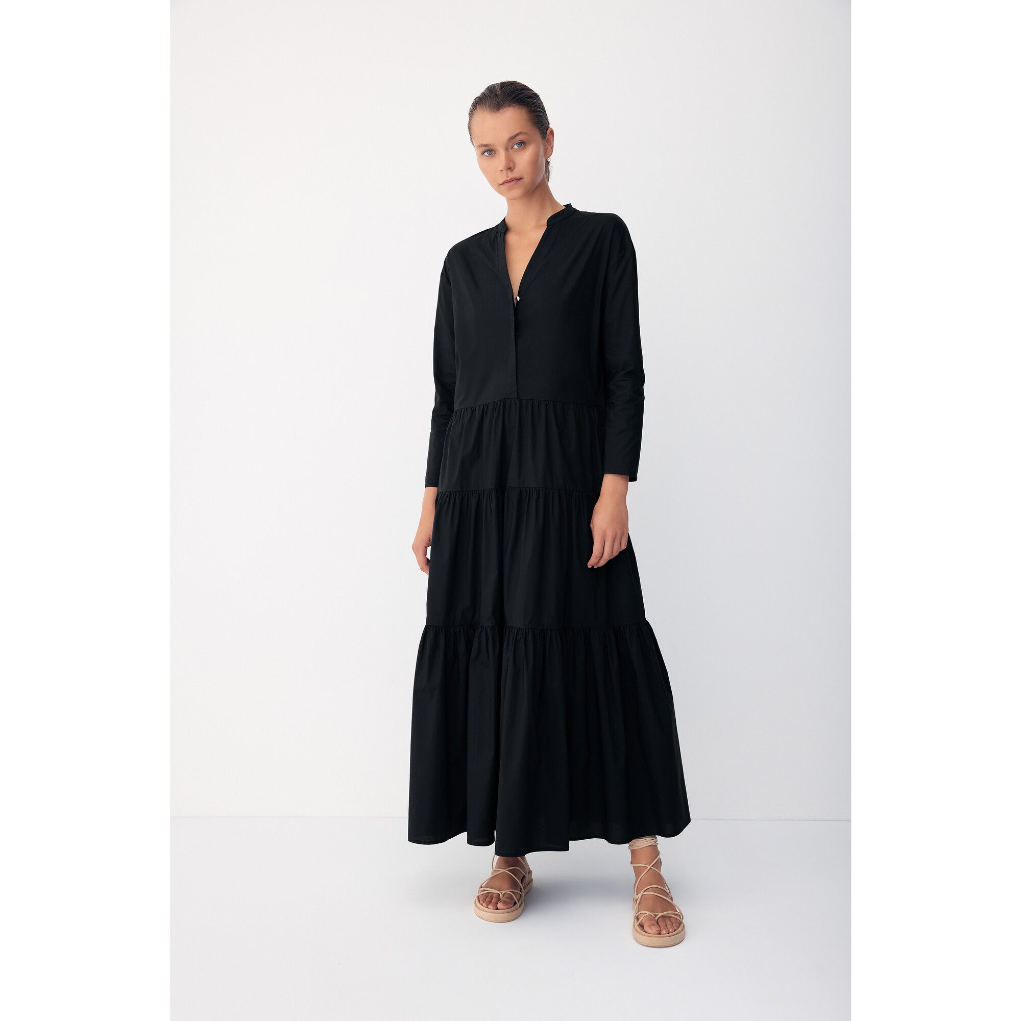 chinese dress ladies Calliope Lace Cutout Maxi Dress – Urban Chic Boutique main image 1
