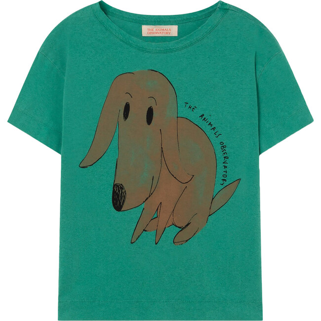 Rooster T-Shirt Green Dog - Tees - 1