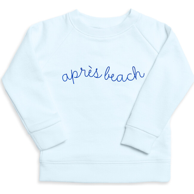 The Organic Daily Pullover, Ice Blue Apres Beach