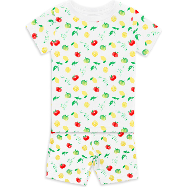 The Organic Short Sleeve Pajama Set, Italian Table