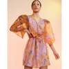 Women's Daffodil Organza Wrap Dress, Pink - Dresses - 3