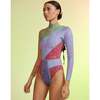 Women's Patchwork Wetsuit, Multi - Dresses - 2