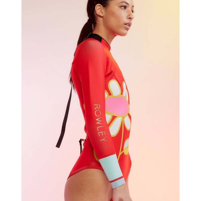 Women's Flower Wetsuit, Red - One Pieces - 4
