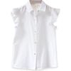 Lola Top, White - Blouses - 1 - thumbnail