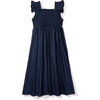 Navy Twill Margaux Dress, Floral - Dresses - 1 - thumbnail