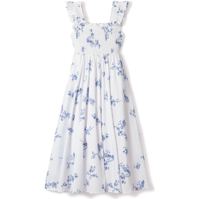 Women's Margaux Dress, Indigo Floral - Petite Plume Dresses | Maisonette