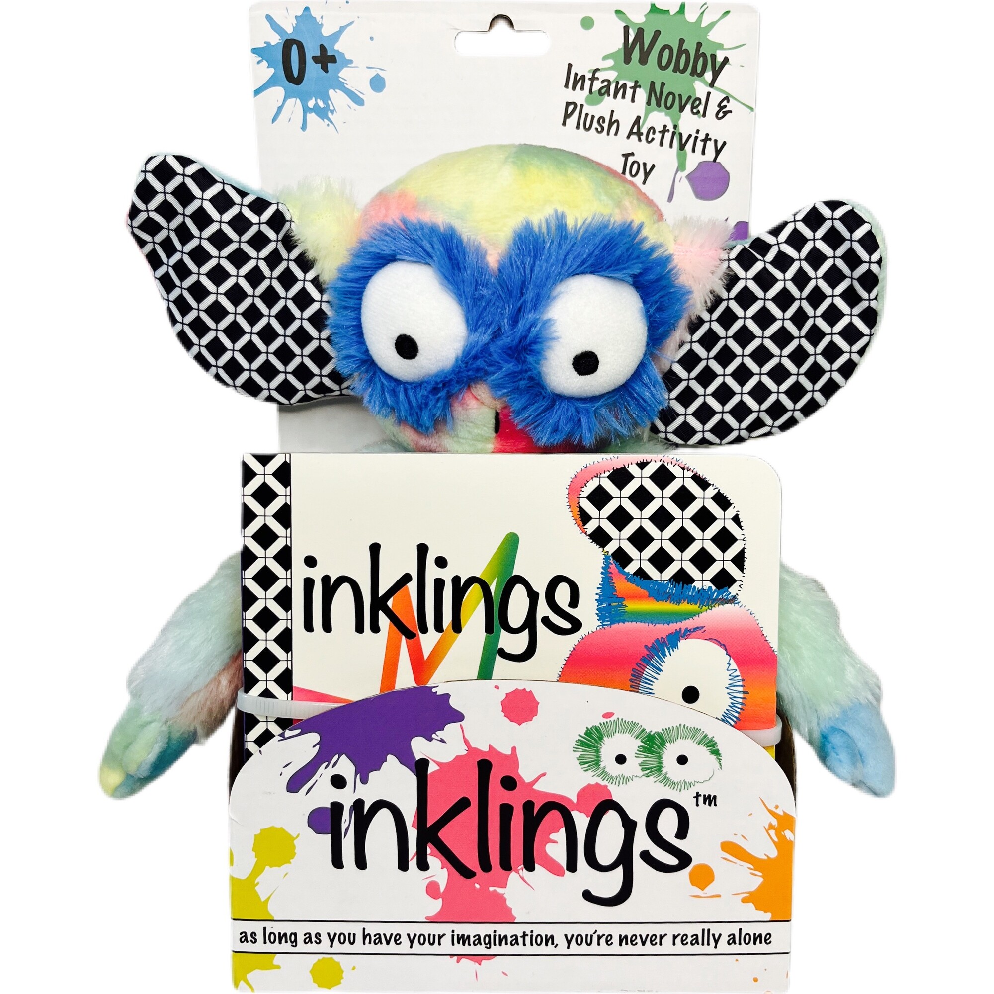 Rainbow Wobby Soft Toy & Infant Novel Set - Plush - 1