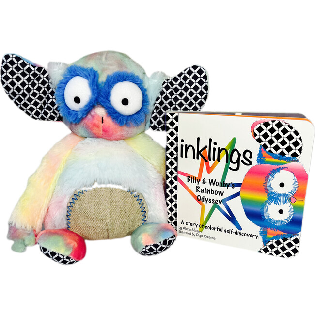 Rainbow Wobby Soft Toy & Infant Novel Set