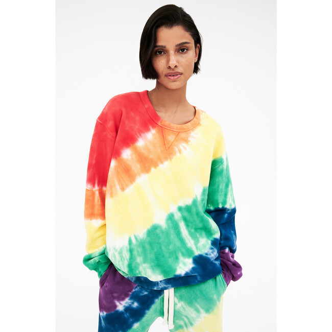 Women's Caster Unisex French Terry Sweatshirt - Washed Tie Dye - Sweatshirts - 3